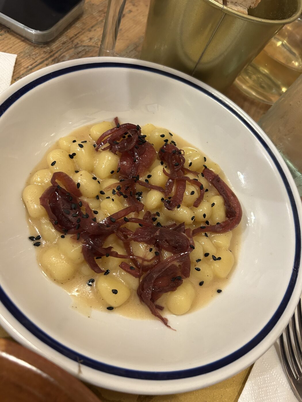 Gnocchi at Dalla Lola in Florence
